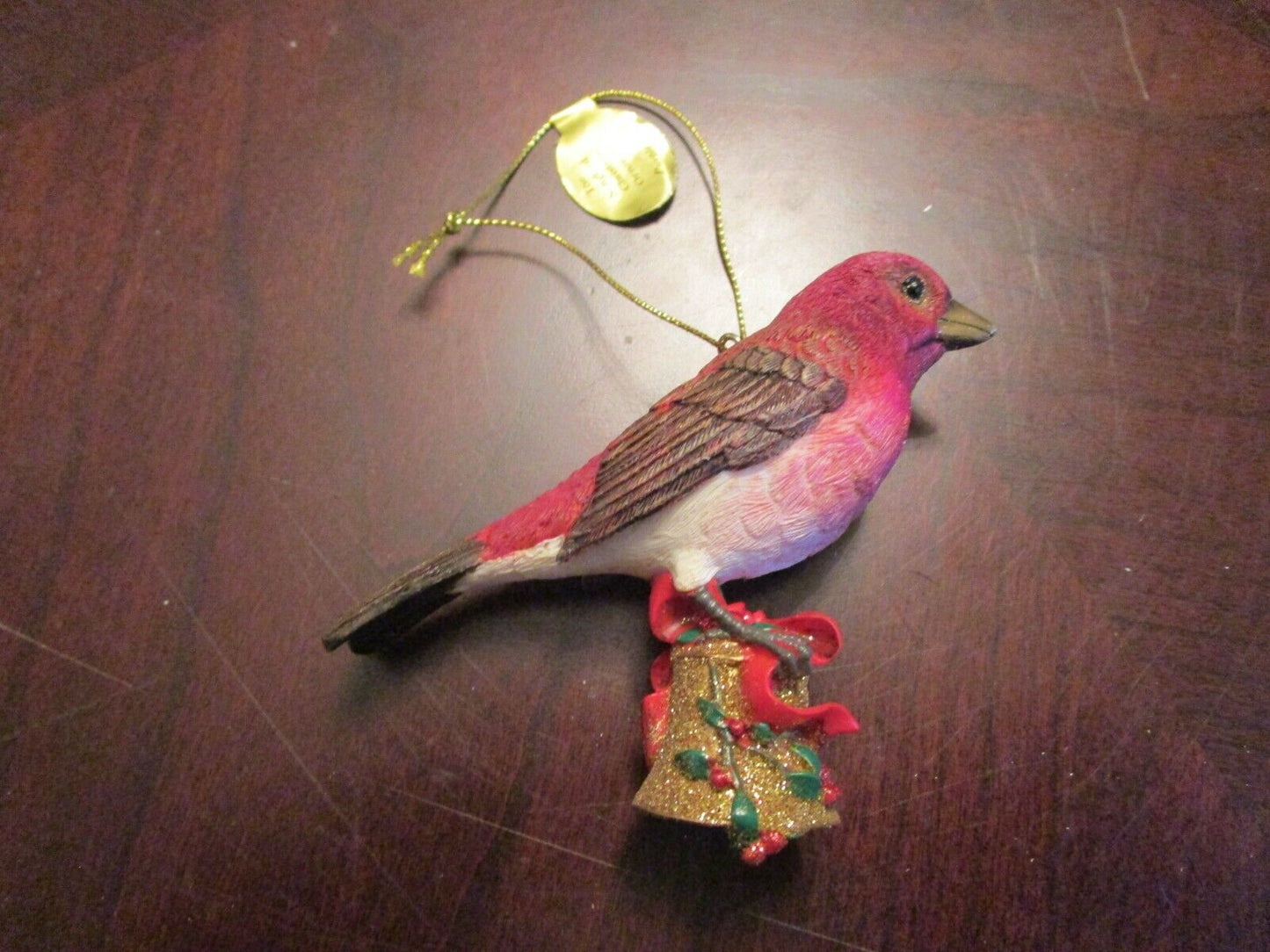 Annual Songbird CHRISTMAS Ornaments by DANBURY MINT PAIR IN BOX orig PIC K 1