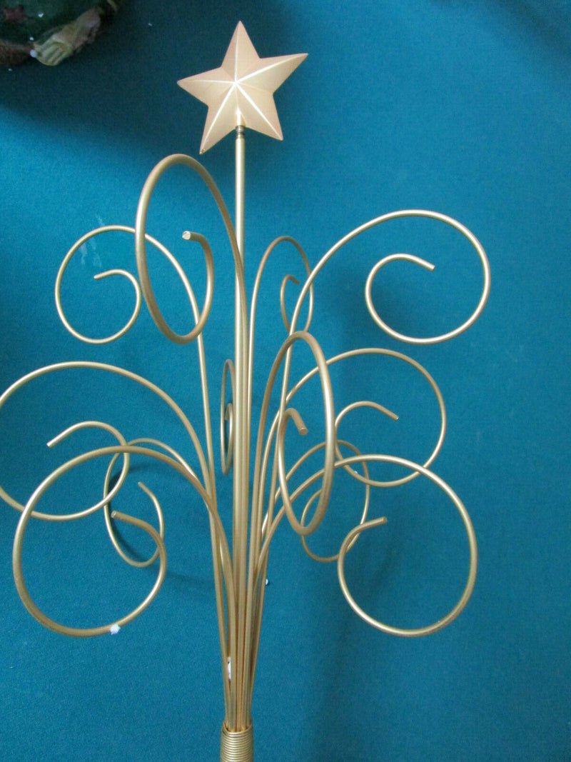 Lenox Ornament Hanger 17" Tall Metal Golden