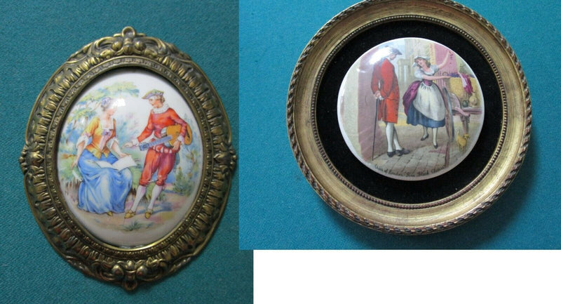 CERAMIC HAND PAINTED FINIAL CRIES ON LONDON LIMOGES FRAGONARD PICK 1