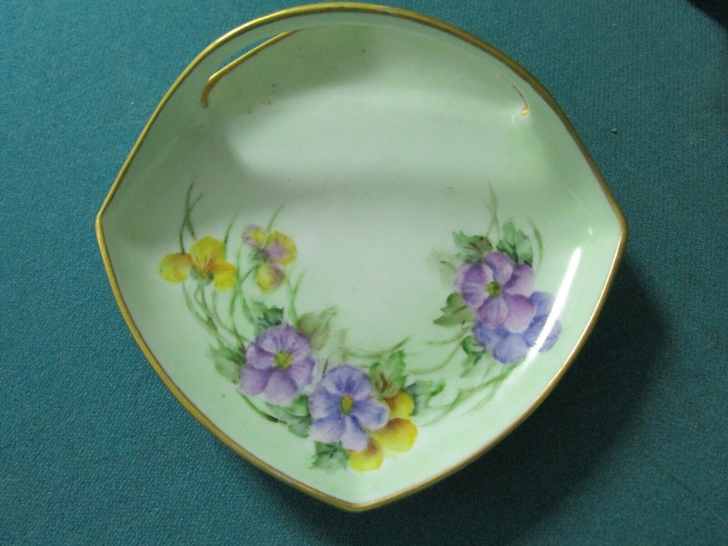 ANTIQUE CANDY VANITY DISH CZECHOSLOVAKIA Moritz Zdekauer [70D]