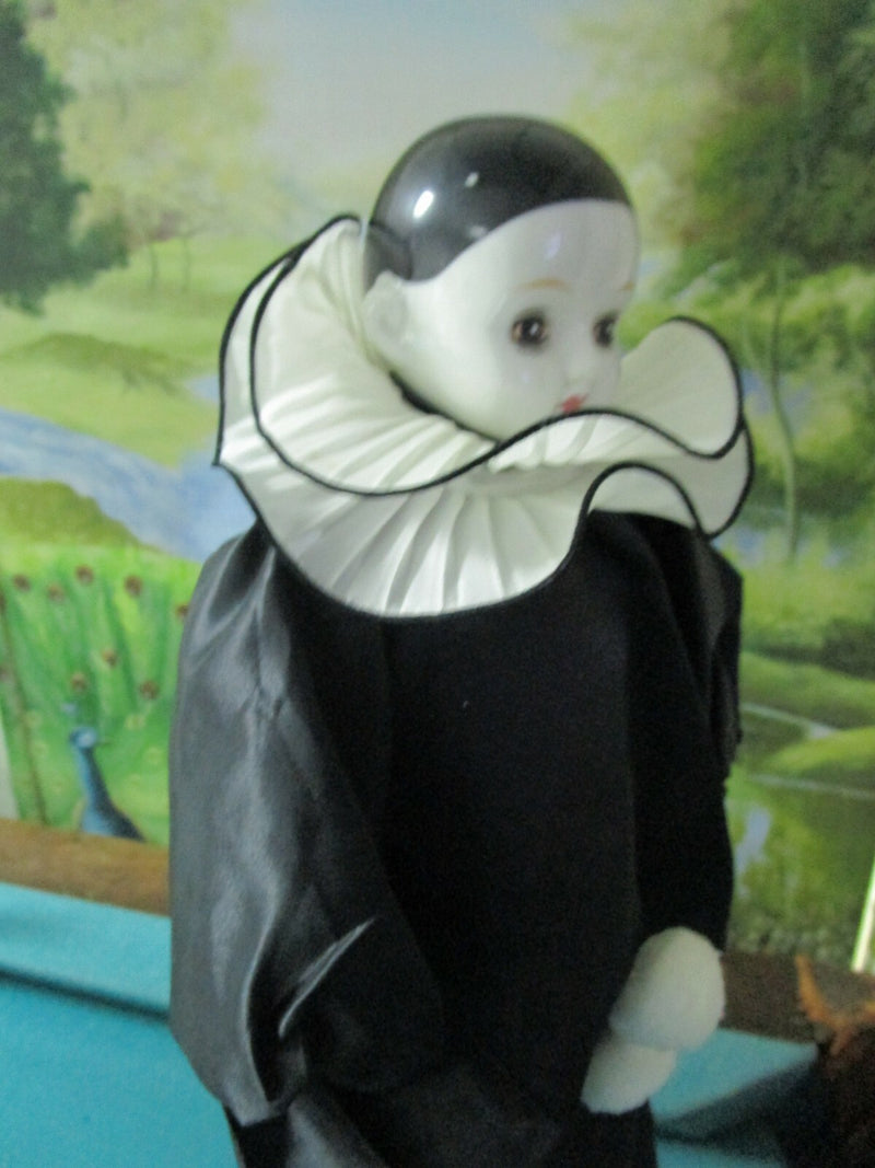 Harlequin Crying Jester Girls Deco Belle Epoque Silk Dresses Pink / Gold Pick1