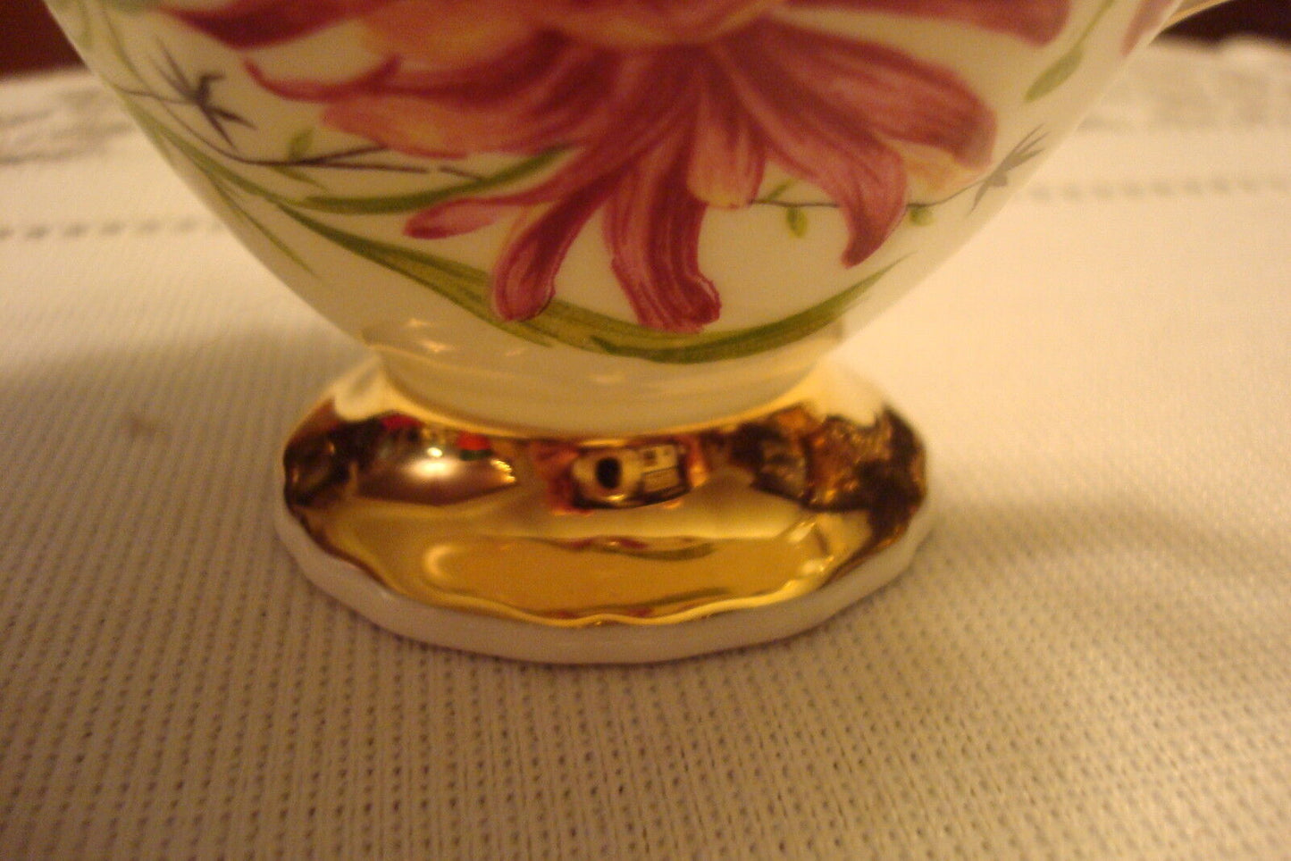 Adderley made in England TEA TIME cup and saucer decorated with Dandalions [80h]