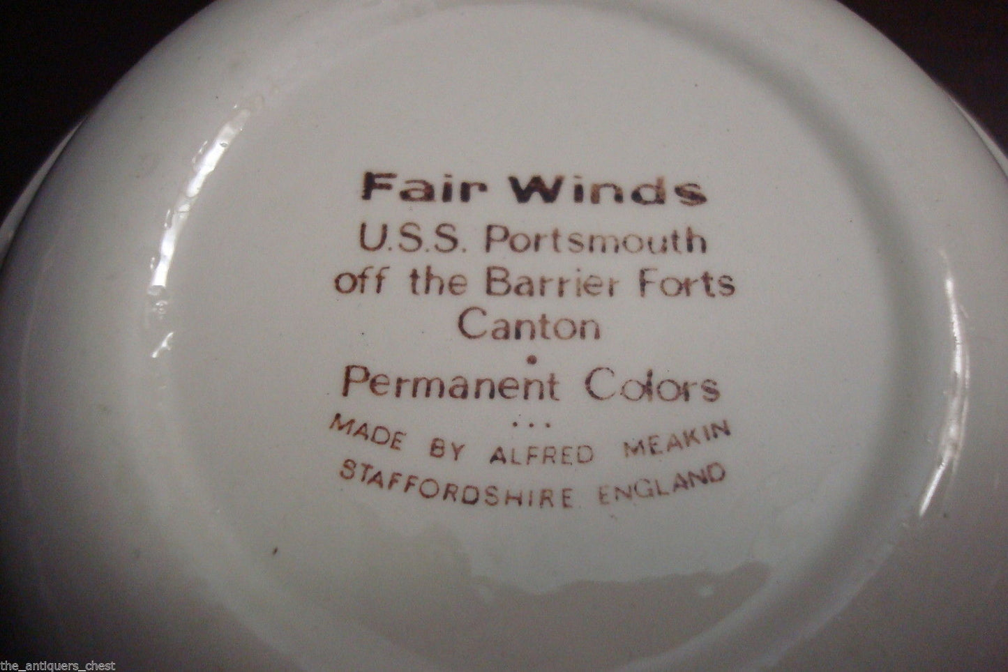 Alfred Meakin Staffordsire England "Fair Winds" 12 pcs PLATES BOWLS