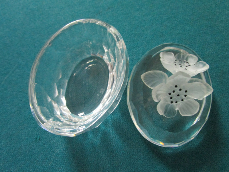 SWAROVSKI MAX SCHRECK FROSTED ANEMONES VASE BELLS TRINKET BOX CANDLEHOLDER PICK