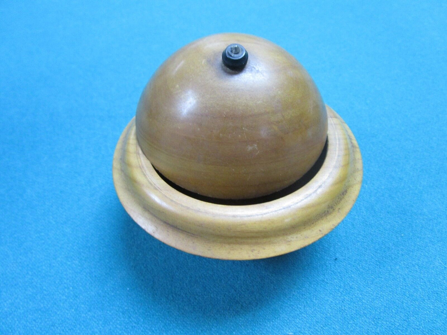 WOODEN TRINKET BOX, ROUND HANDMADE