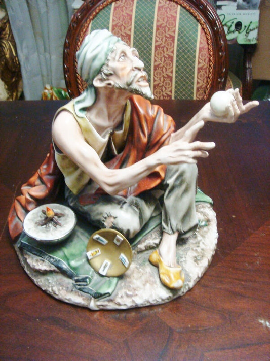 VBCM italy lav. a mano by Vincenzo Bertolotti Italy figurine THE FORTUNE TELLER