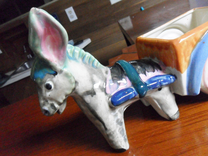 Occupied Japan large donkey planter ORIGINAL