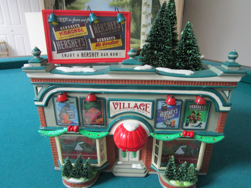 Hershey Chocolate Shop Lighted House Dept 56- 9" Original