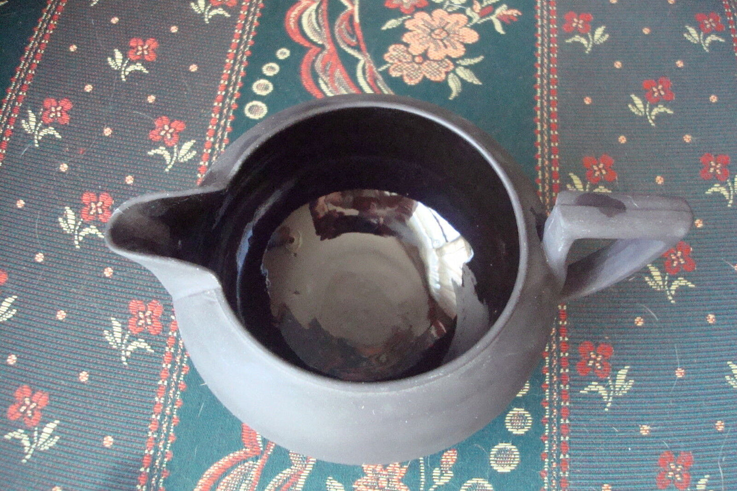 Wedgwood Black Basalt Porcelain creamer ORIGINAL [aC]