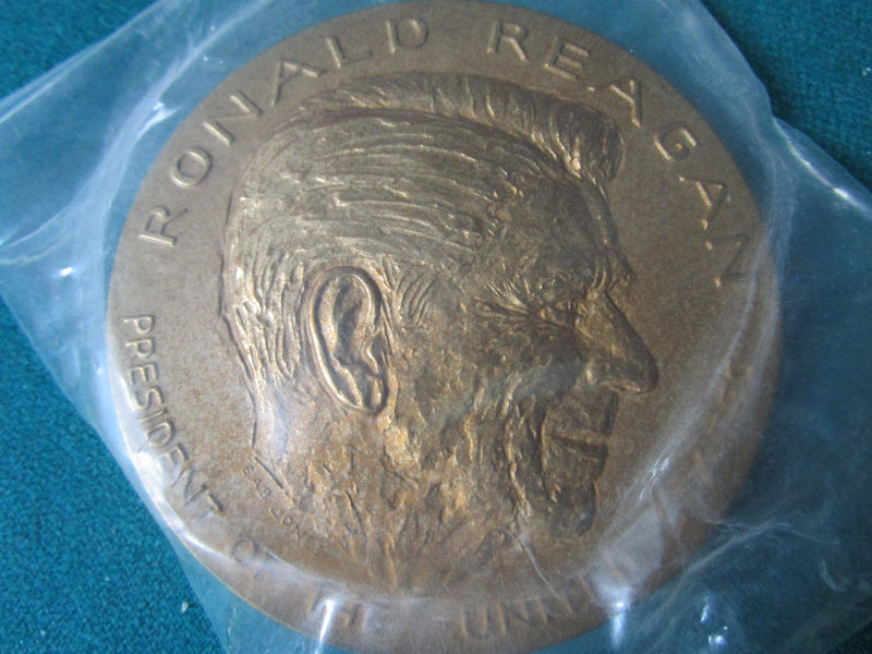 Presidential 4 Bronze Medals 3" Reagan, Kennedy, Pope, Taylor