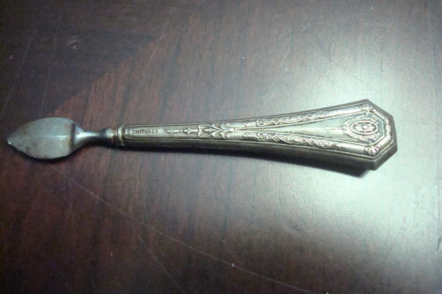 Victorian Silver Pickle/olive Server Or Butter Pick 4" long