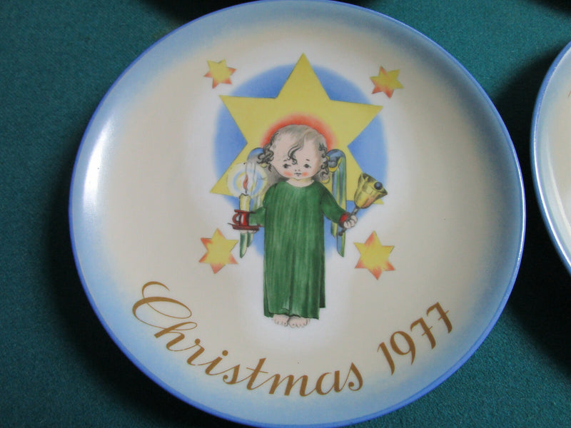 BERTA HUMMEL SCHMID 10 YEARS CHRISTMAS ANNUAL  PLATES COLLECTION 1871-81  10 PCS