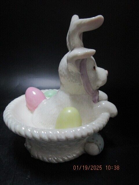 LENOX EASTER PUPPY NEW IN BOX 5" ^^