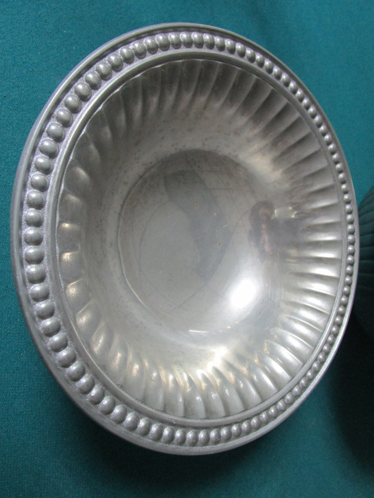 WILTON USA PEWTER 2 SERVING NESTING BOWLS