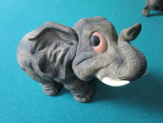 Andrea By Sadek baby elephant, glass eyes, super cute, very detailed [A]