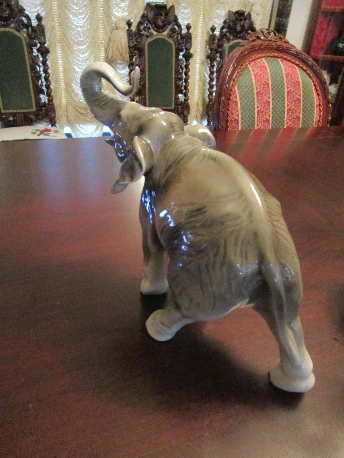 1950s ROYAL DUX Bohemia BIRD FIGURINE # 359  7" ELEPHANT SHEPHERD DOG PICK 1