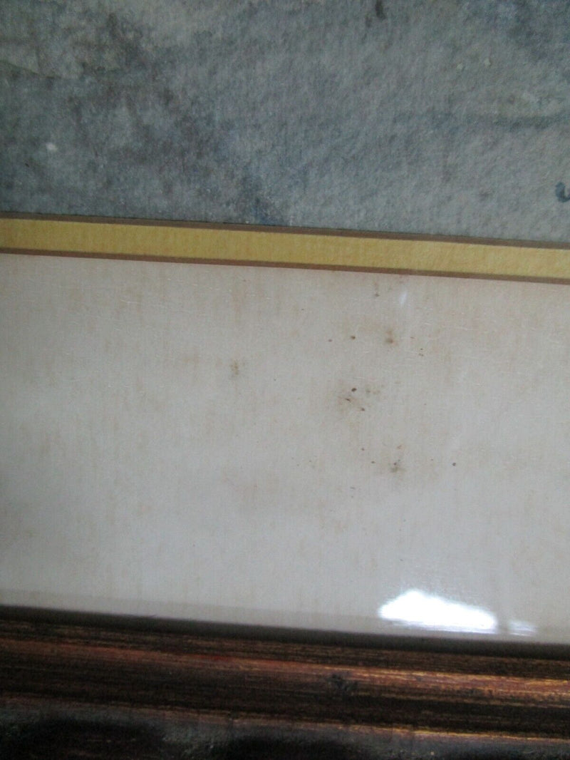 June L Webb 1920-2012 WATERCOLOR ORIGINAL TOWN STREET 12 X 15"