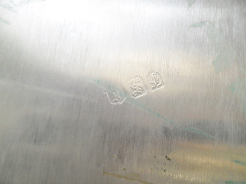 Federal Silver Co. Antique Silverplate  Tray Grapes, Two Handles, 17"