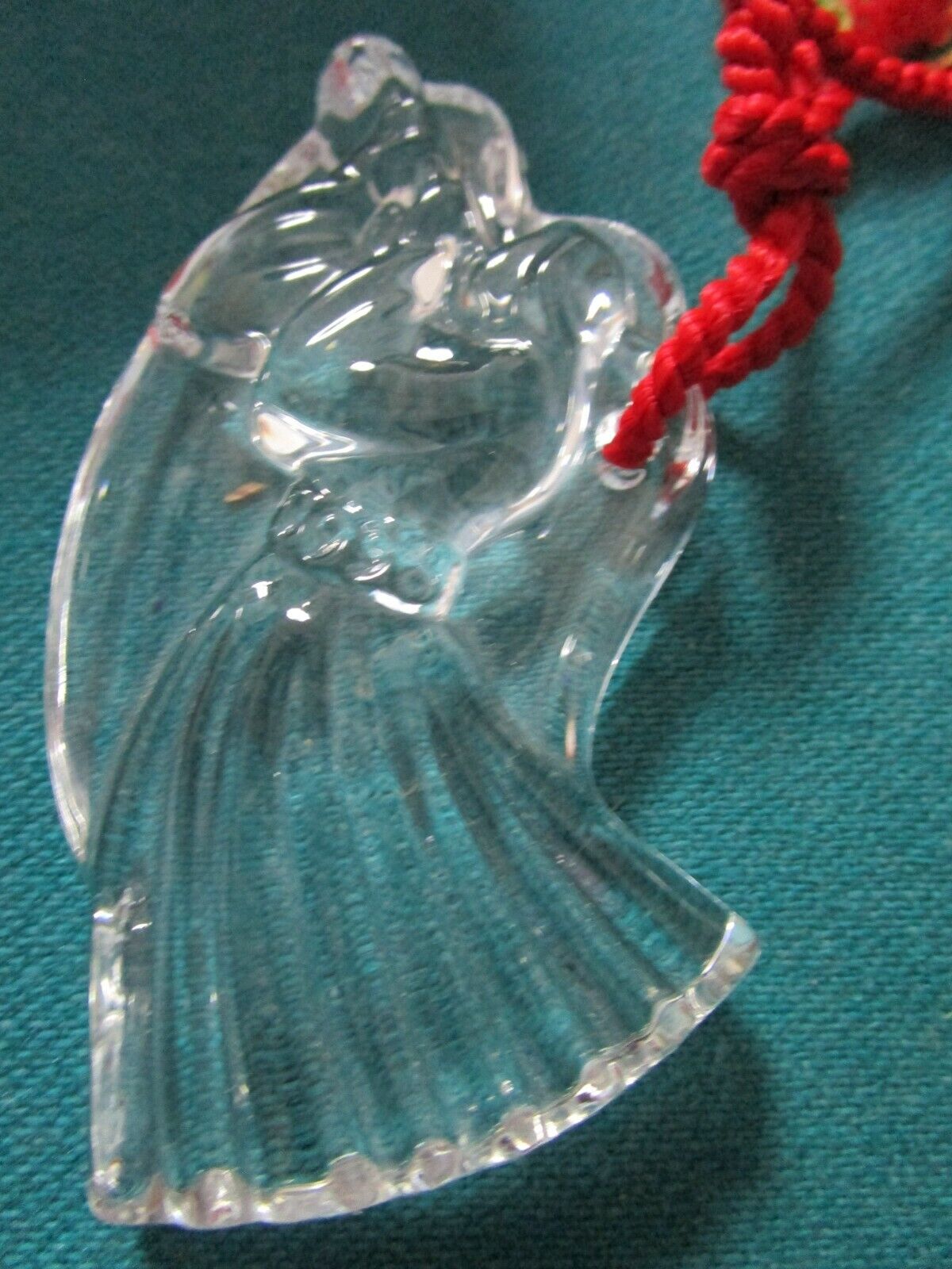 WATERFORD CRYSTAL 1996 ORNAMENTS ANGEL / SONG OF CHRISTMAS PICK 1