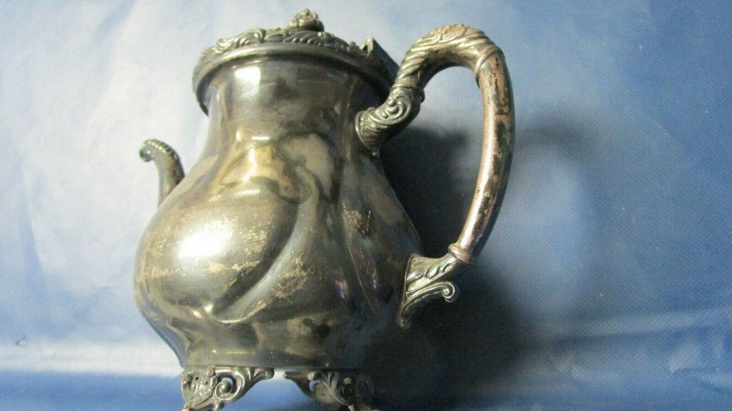 VINTAGE WR ROGERS COFFEE POT SILVERPLATE QUADRUPLE PLATED