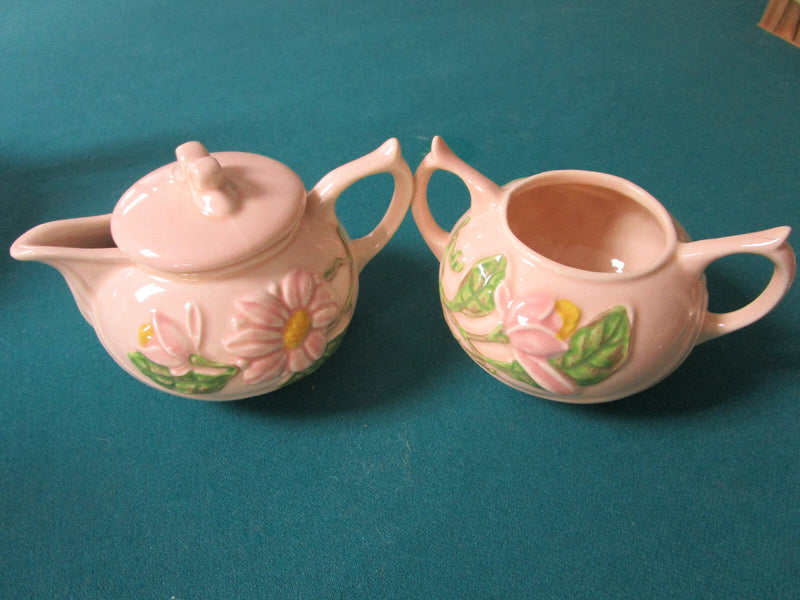 Mid Century Hull Usa Pottery Tea Set, Teapot, Console Candle Holder Pick 1 ^^