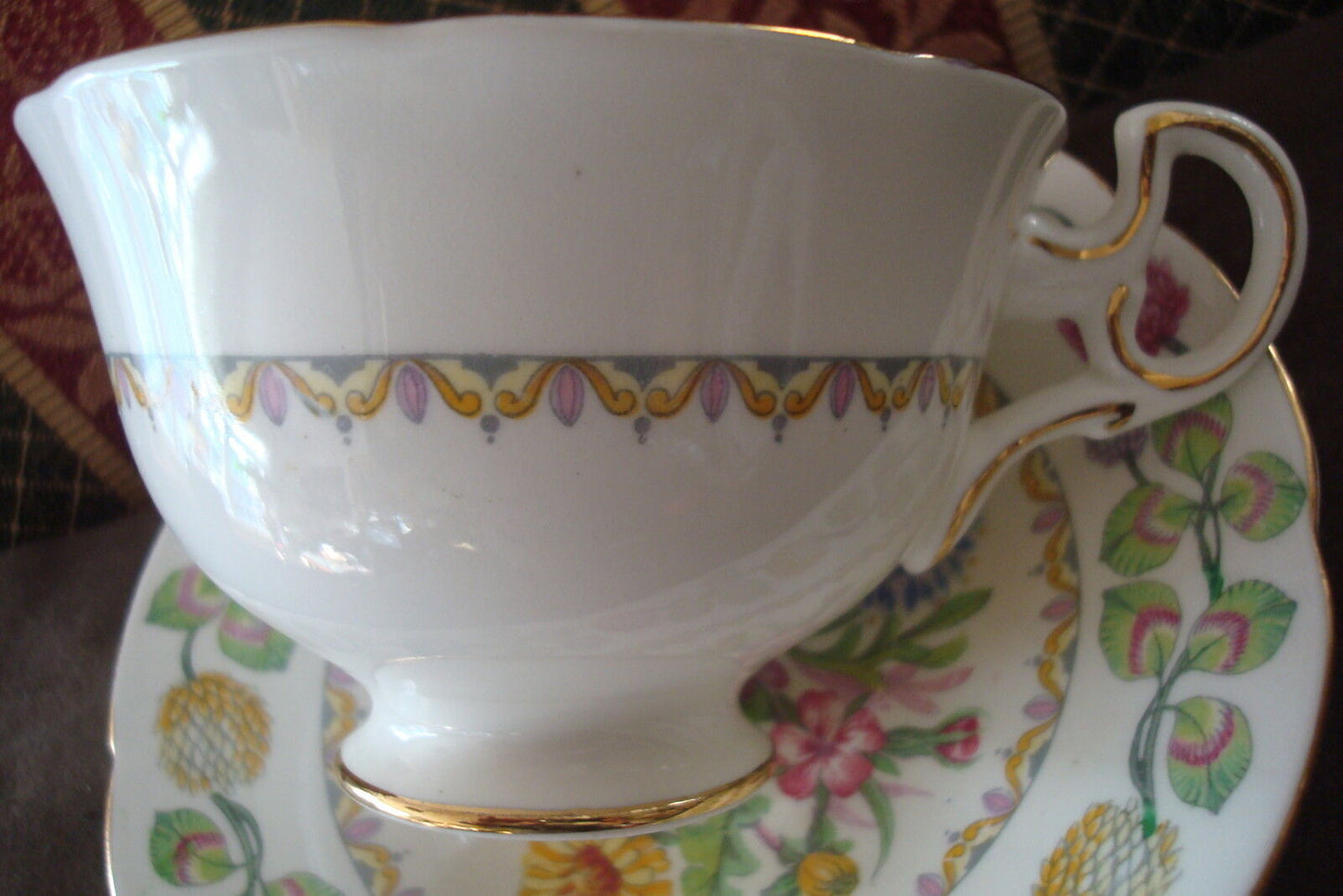 Adderley, England, Sweetmeadow Pattern, cup and saucer, ORIGINAL [95H]