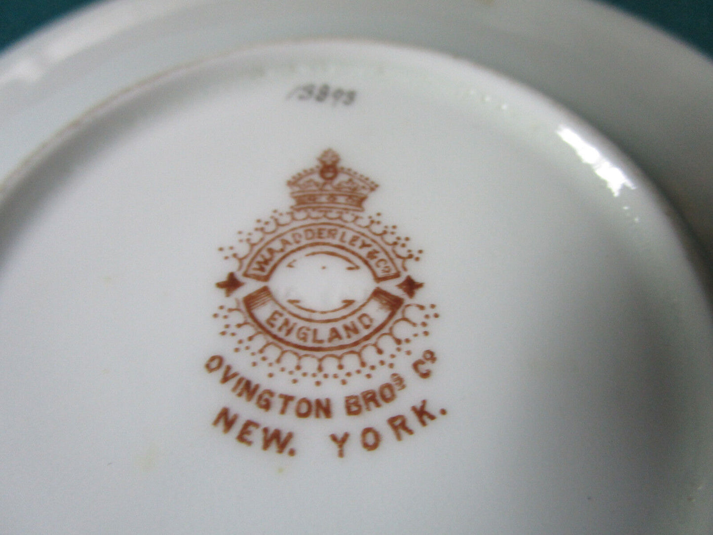 ADDERLEY OVINGTON BROS NEW YORK ANTIQUE COFFEE CUP AND SAUCER