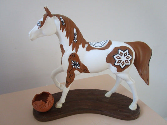 THE TRAIL OF PAINTED PONIES "SPIRIT OF SEASONS" BY CJ WELLS,HORSE FIGURINE NIB o