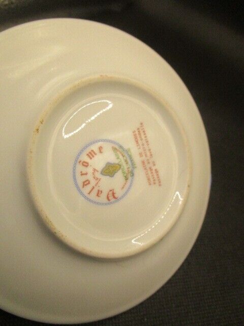 Valdrome Limoges France coffee cup and saucer [80b]