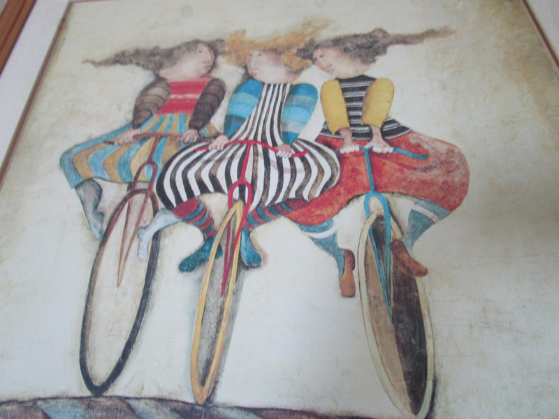 G. RODO BOULANGER LITHOGRAPH  SIGNED IN PLATE "HOLIDAY IN WHEELS"