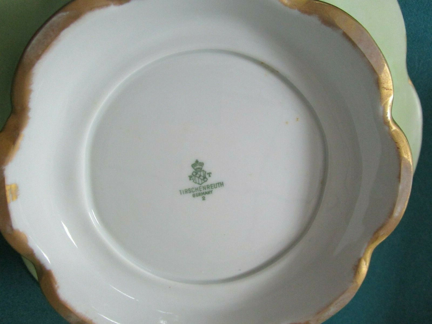 Tirschenreuther porzellan footed bowl made in Germany ORIGINAL [DL100]