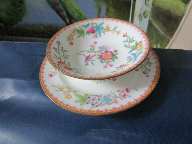 Royal Doulton Ito 1980s Pink Floral Smooth Edge Dinner Set Pick Set