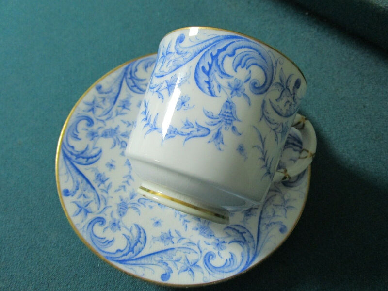 ANTIQUE ROYAL WORCESTER TYNDALE VAN RODEN STAFFORDSHIRE COFFEE CUP/SAUCER PICK1^
