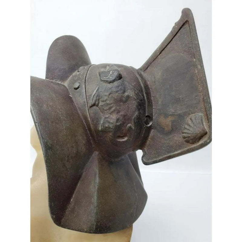 Richard Aurili GLADIATOR MARBLE BUST  'Ave Caesar, Morituri te salutan'  C1900