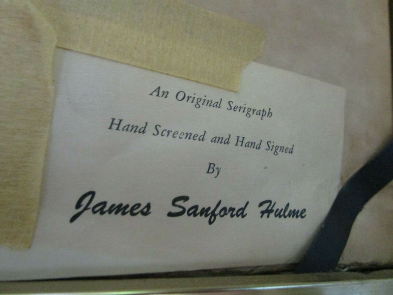 James Sanford Hulme  NY SERYGRAPH BROOKLYN BRIDGE - WASHINGTON SQUARE PICK1