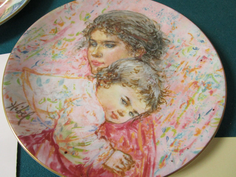 EDNA HIBEL  COLLECTOR PLATES PICK ONE "MARILYN", "KRISTINA, "LUCIA"  AND CHILD ^