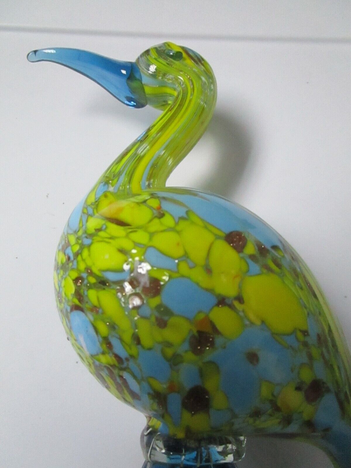 MURANO sculpture figurine Herron 9"