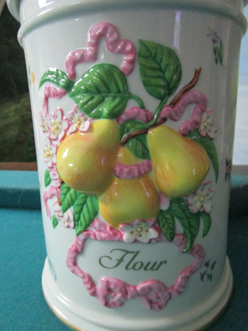 DANBURY MINT CANISTER CORDON BLEU SUGAR TEA PASTA COFFEE FLOUR PICK 1