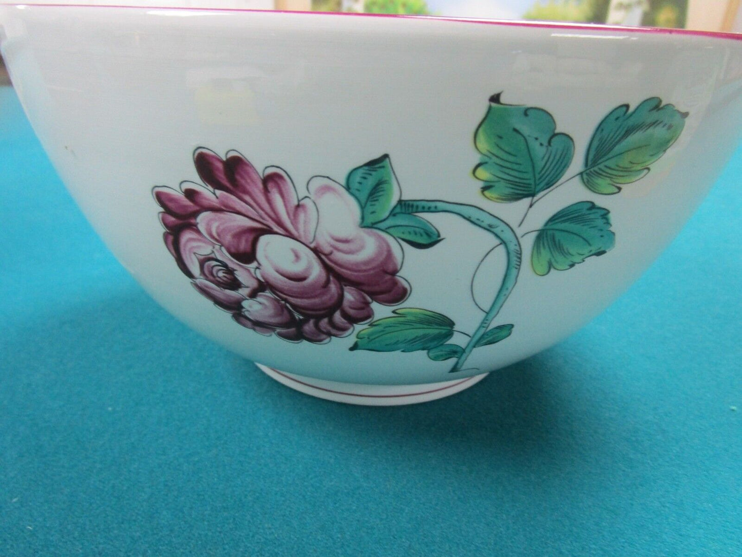 TIFFANY & CO. PORTUGAL BOWL STRASBOURG FLOWERS original