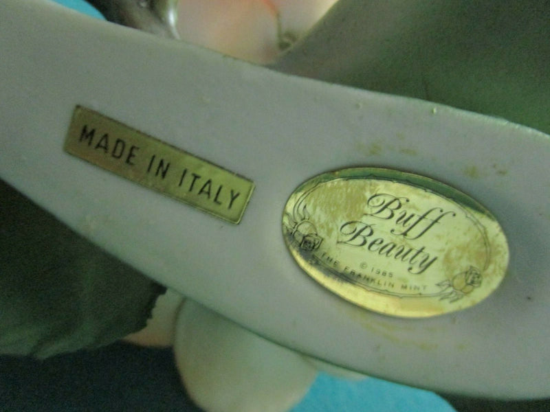 CAPODIMONTE ITALY ROSES PORCELAIN SCULPTURE ORANGE, PINK, BOUQUET, PICK 1