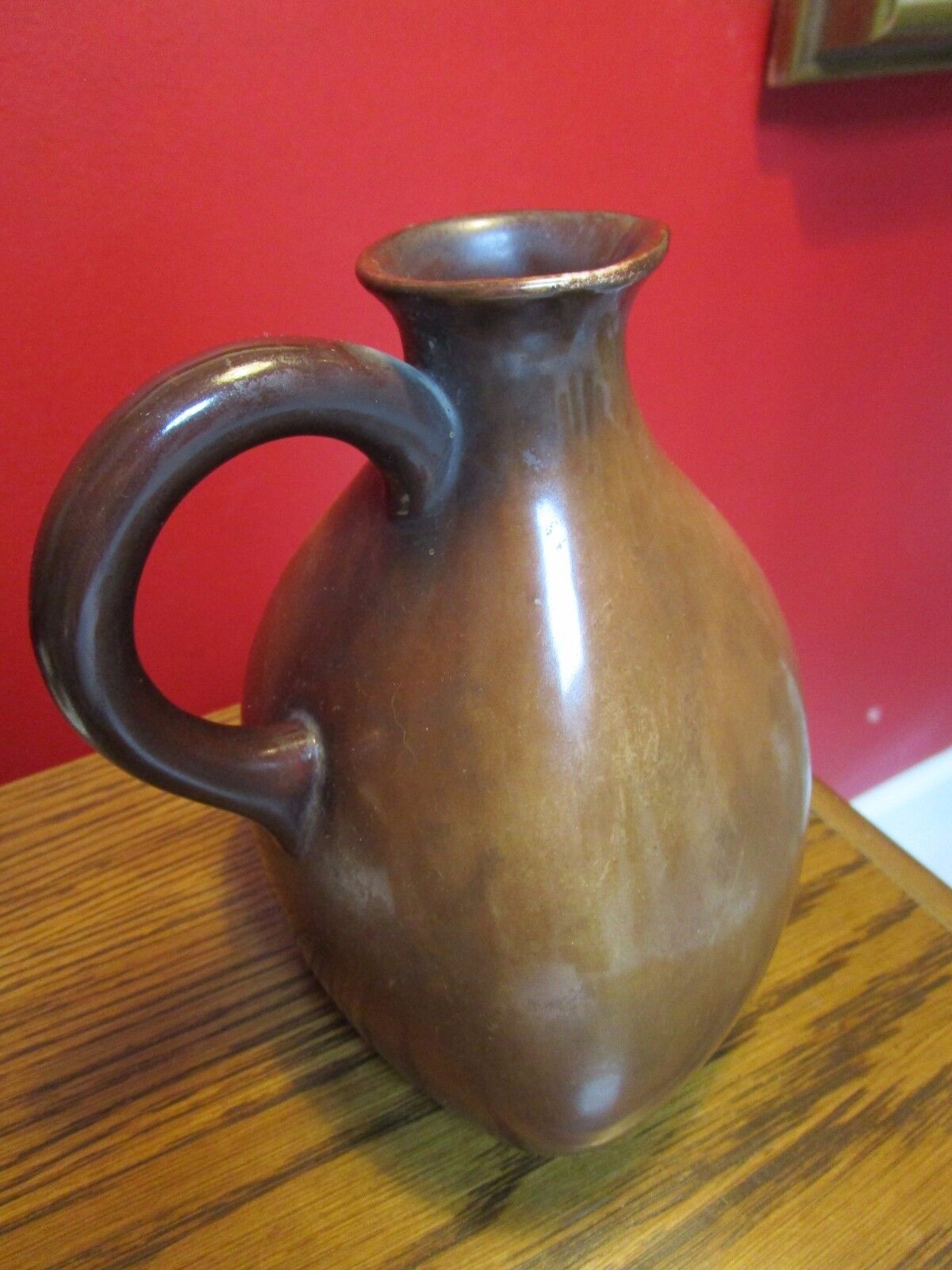 THREE SIDES JUG/PITCHER AMERICAN INDIAN HEAD [a*8]