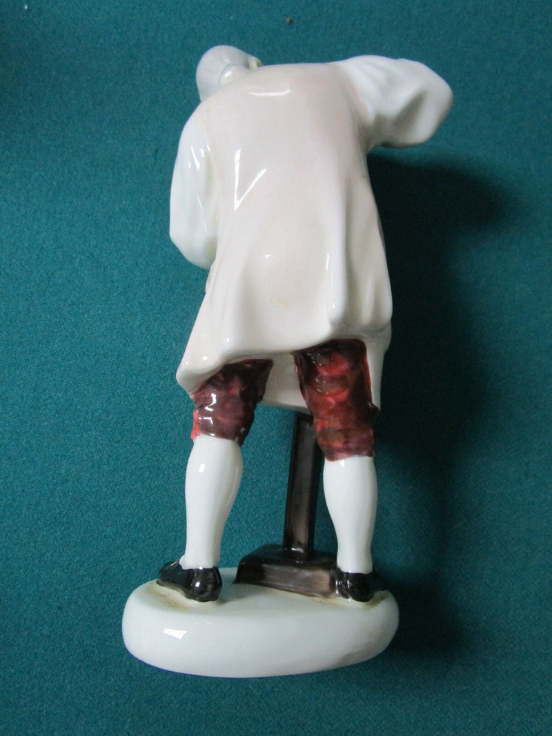 Royal Doulton Williamsburg Figurines: -A Gentleman- And -Wigmaker - Pick