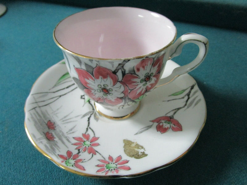 Coffee Cup Saucer F.Winkle /Pheasant -Copeland Spode- Royal Staffordshire Pick1^