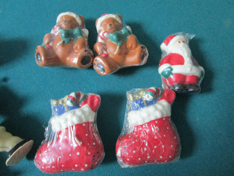 Vintage Candles Tavern Novelty Candles  Puritan Boys And Girls, Santa^^