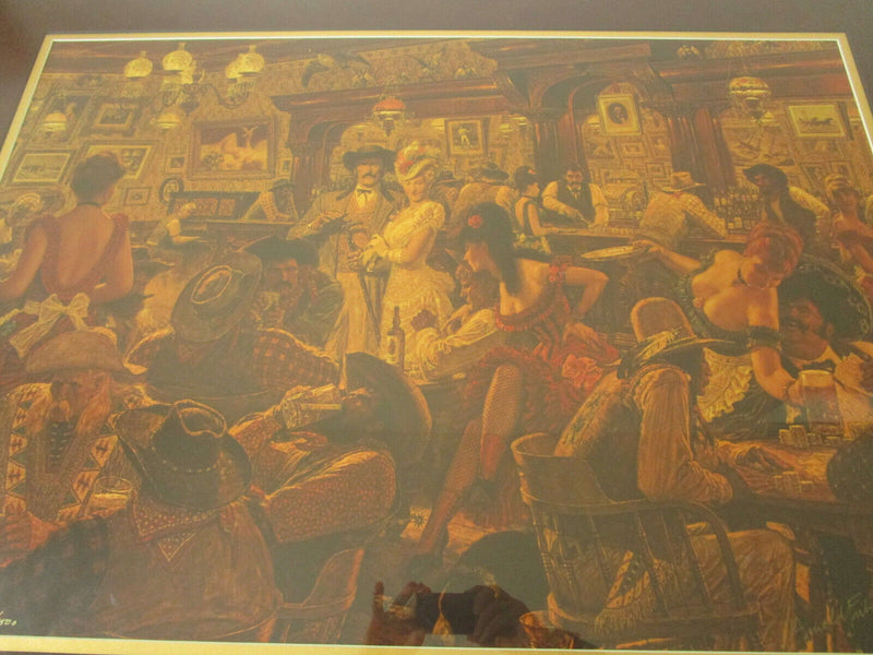 Arnold Friberg Winners & Losers Signed Framed Print Limited Edition Matted