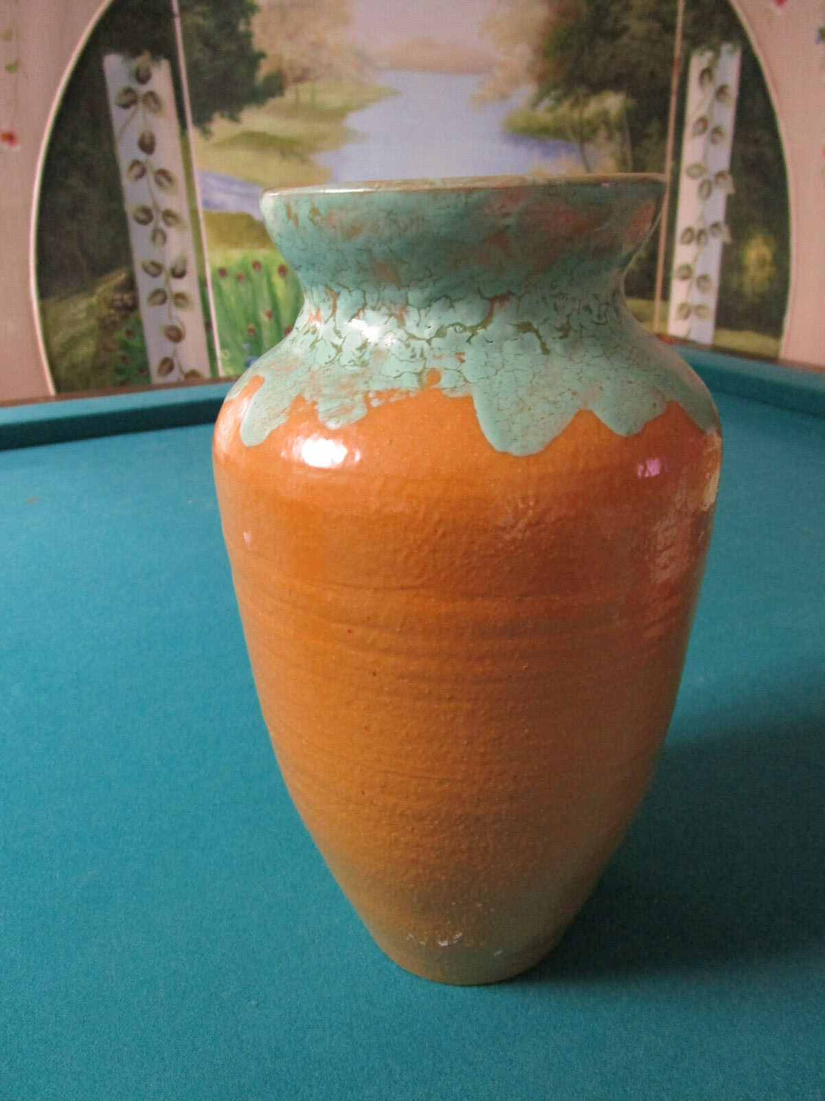 Vintage Mountainside Pottery MP USA  VASES -ORANGE - GREEN - AGED - PICK ONE