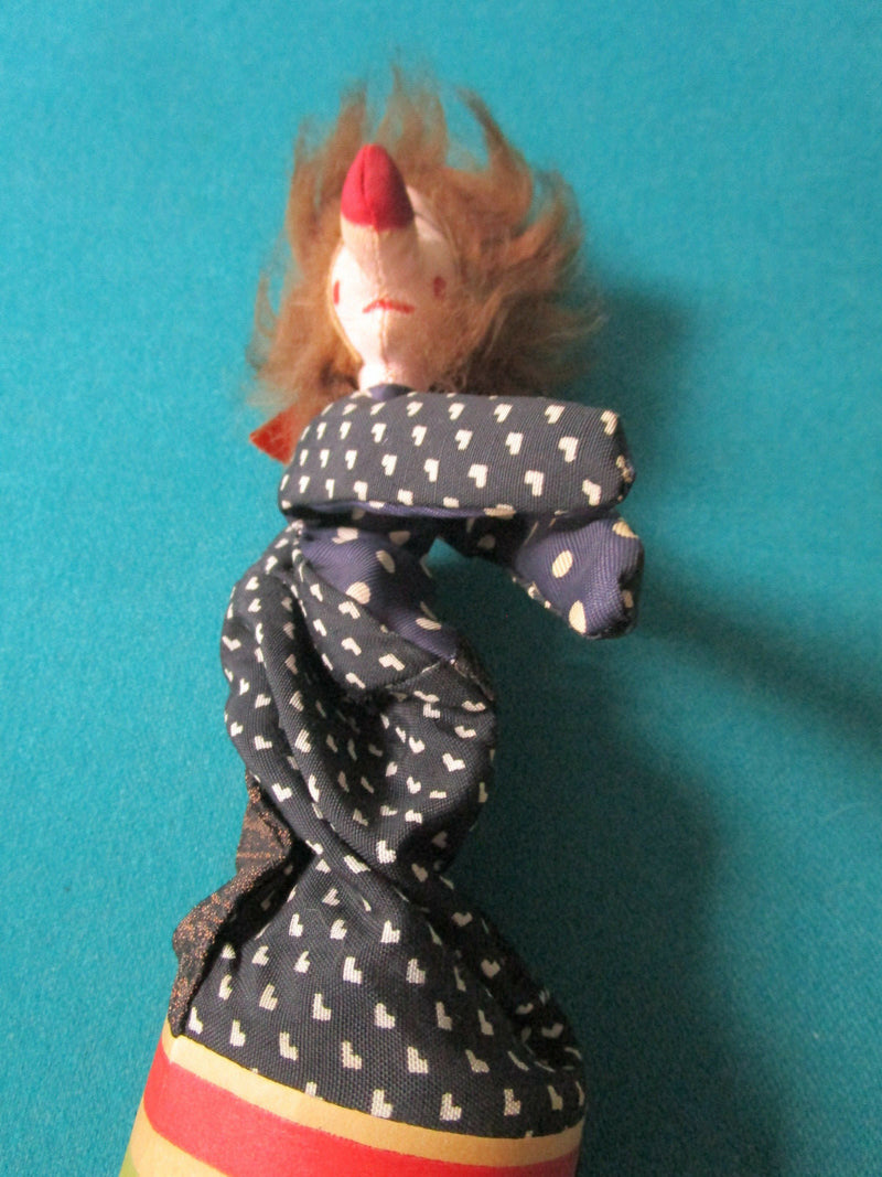 1920s doll Jack in the Box HARLEQUIN & WHITE CLOWN - PUSH UPS CLOWNS-PICK 1 ^