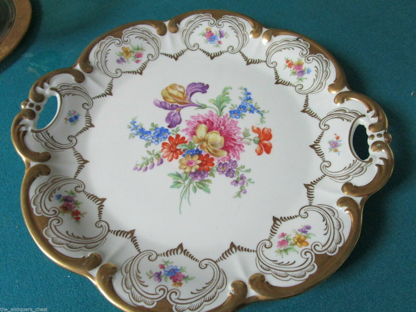 Tirschenreuth Bavarian MIDCENTURY AND ANTIQUE BOWL PLATE TRAY FLORAL PICK 1 ^^