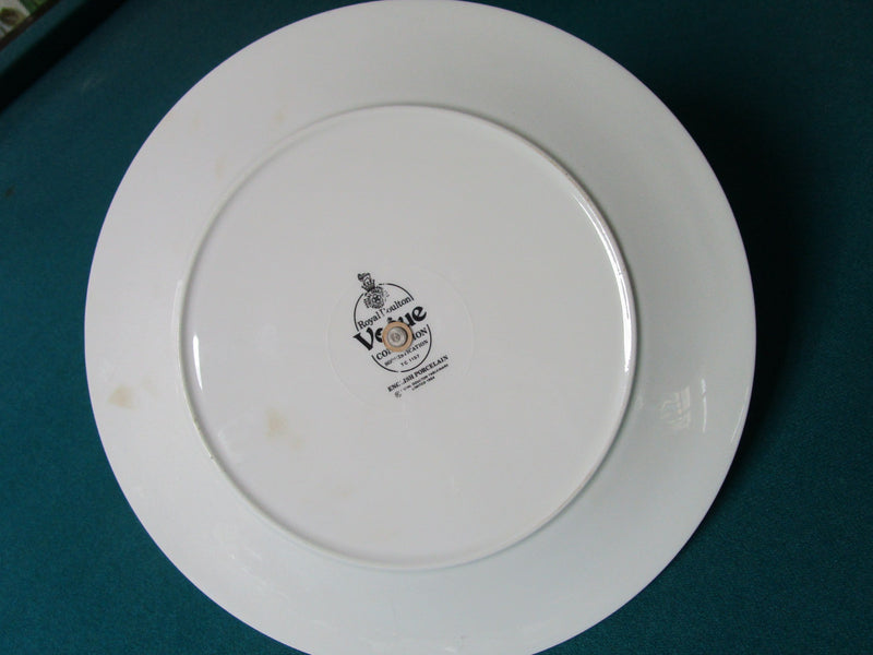 Royal Doulton Vogue Collection Cake Plate One Tier 10 1/2"