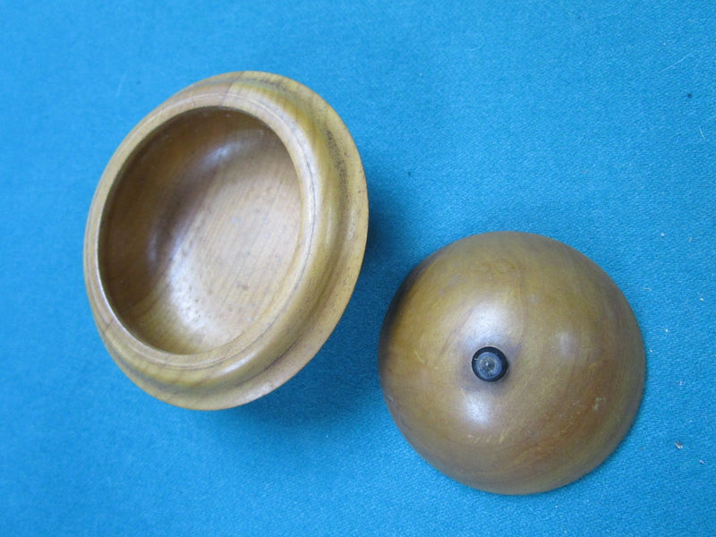Wooden Trinket Box, Round Handmade ^^^